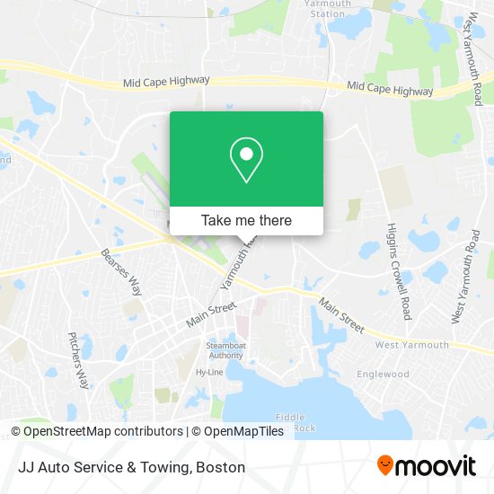 Mapa de JJ Auto Service & Towing