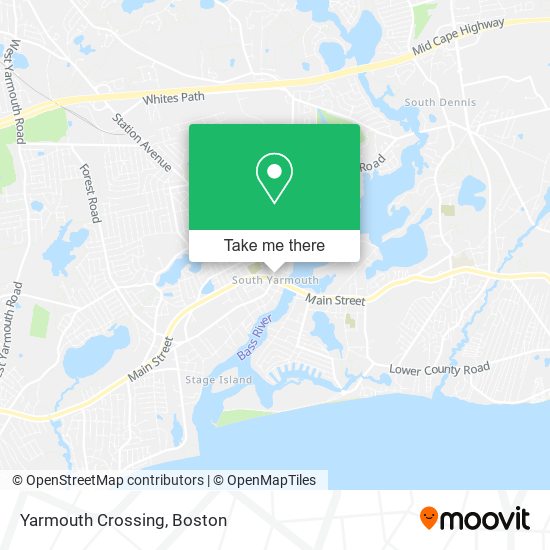 Yarmouth Crossing map