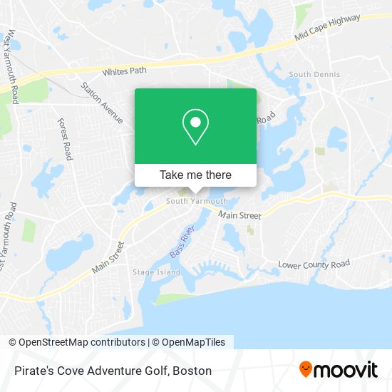 Mapa de Pirate's Cove Adventure Golf