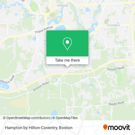 Hampton by Hilton-Coventry map