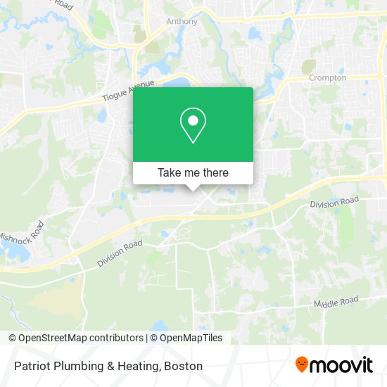 Patriot Plumbing & Heating map