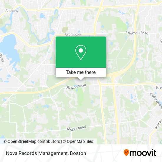 Nova Records Management map