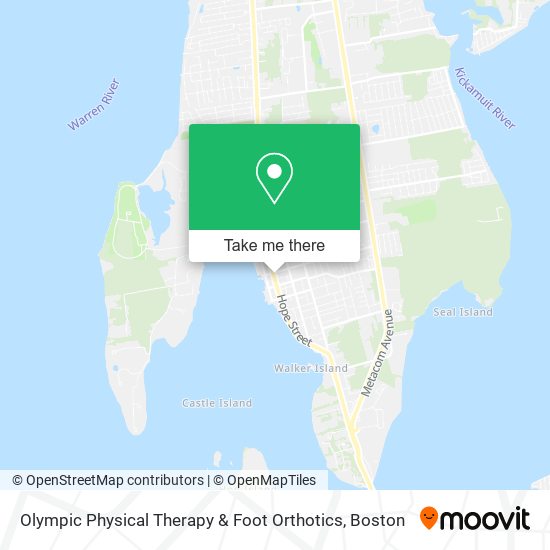 Mapa de Olympic Physical Therapy & Foot Orthotics