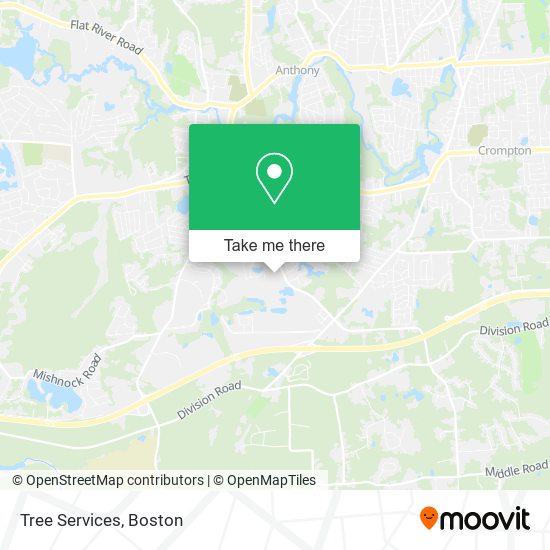 Tree Services map