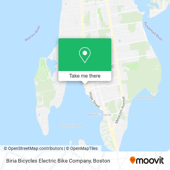 Biria Bicycles Electric Bike Company map