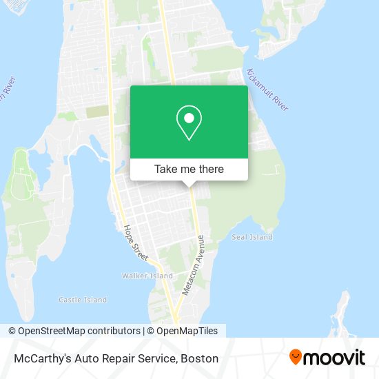 Mapa de McCarthy's Auto Repair Service