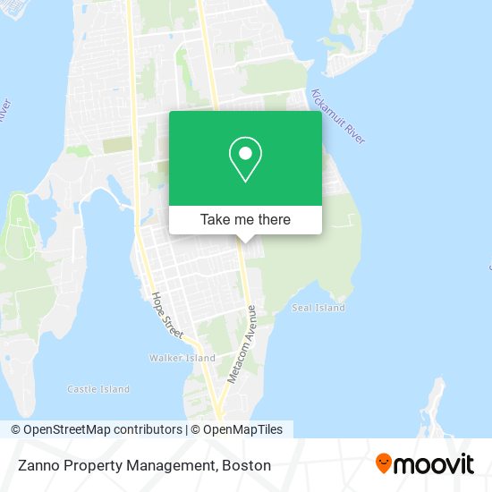 Zanno Property Management map