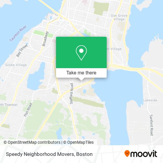 Speedy Neighborhood Movers map