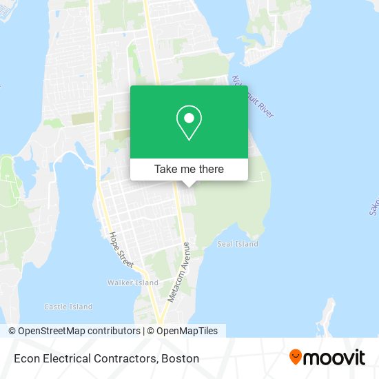 Econ Electrical Contractors map