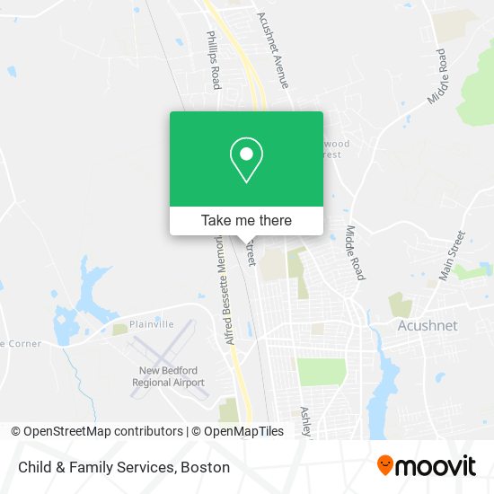 Child & Family Services map