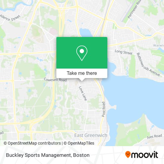 Buckley Sports Management map