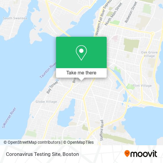 Mapa de Coronavirus Testing Site