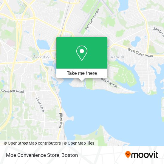 Mapa de Moe Convenience Store