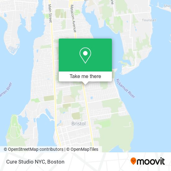 Cure Studio NYC map