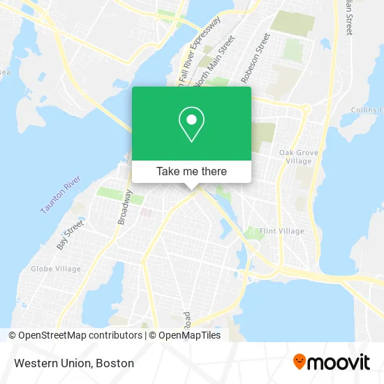 Western Union map