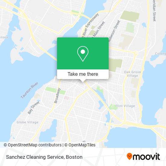 Sanchez Cleaning Service map