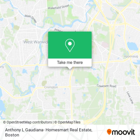 Anthony L Gaudiana- Homesmart Real Estate map