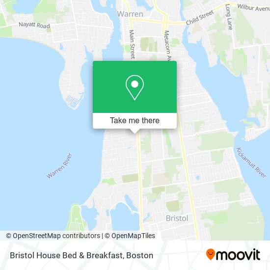 Bristol House Bed & Breakfast map