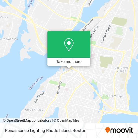 Renaissance Lighting Rhode Island map