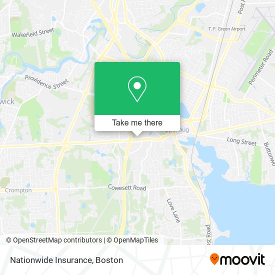 Mapa de Nationwide Insurance