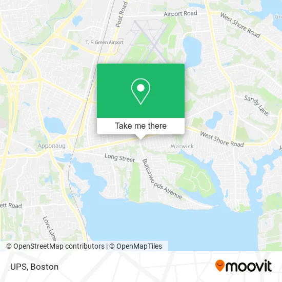UPS map