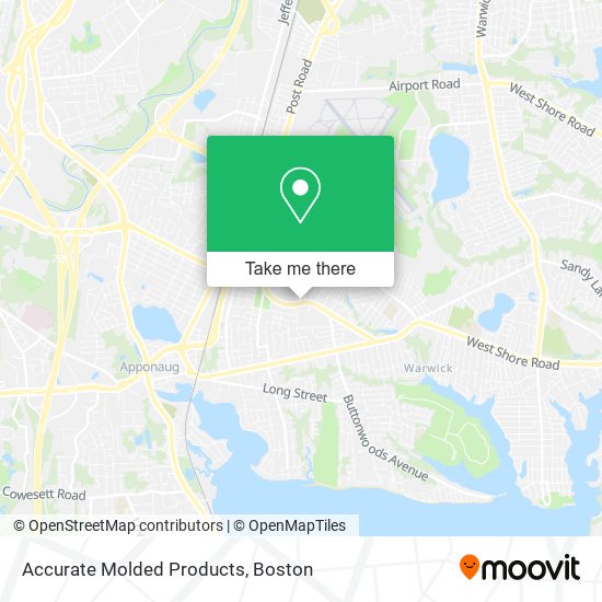Accurate Molded Products map