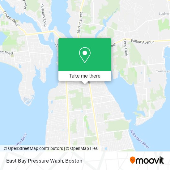 East Bay Pressure Wash map