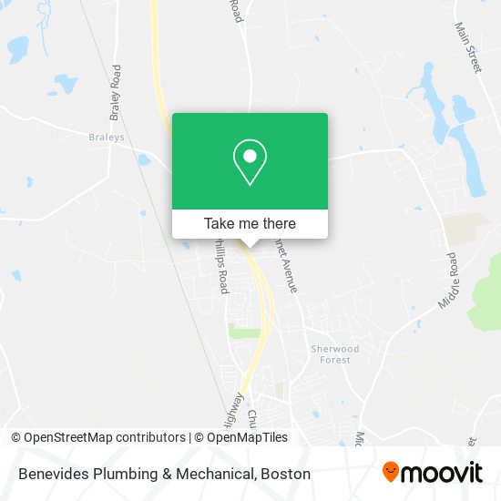 Benevides Plumbing & Mechanical map