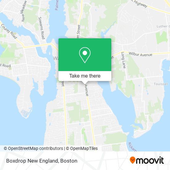 Boxdrop New England map