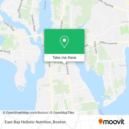 Mapa de East Bay Holistic Nutrition