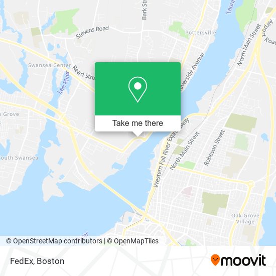 FedEx map