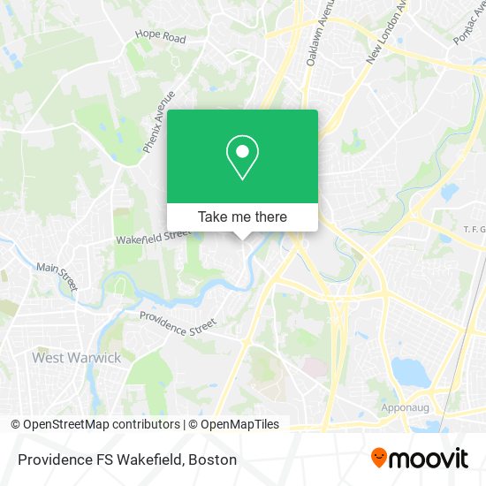 Mapa de Providence FS Wakefield