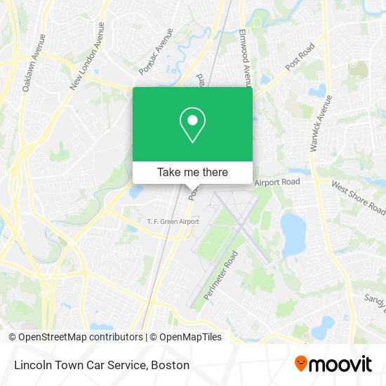 Lincoln Town Car Service map