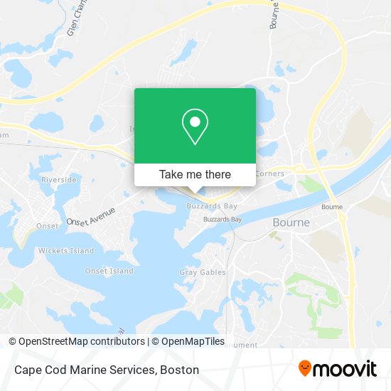 Cape Cod Marine Services map