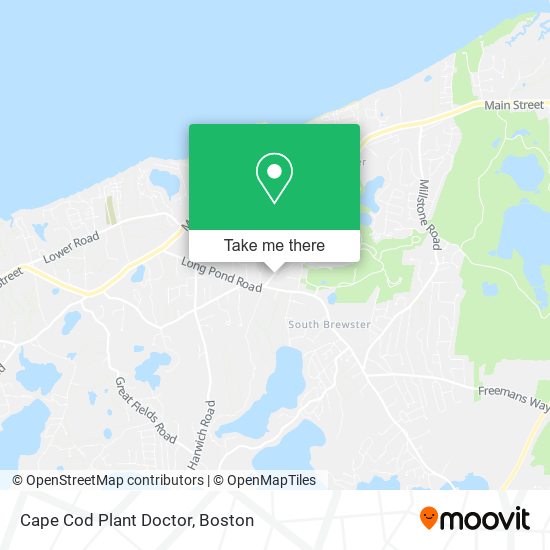 Cape Cod Plant Doctor map