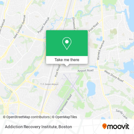 Mapa de Addiction Recovery Institute