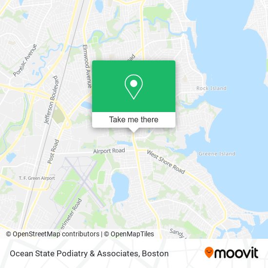 Mapa de Ocean State Podiatry & Associates