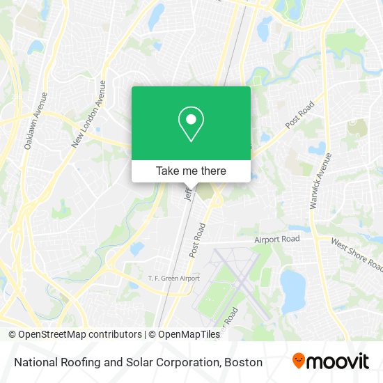 Mapa de National Roofing and Solar Corporation
