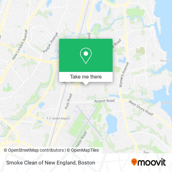 Mapa de Smoke Clean of New England