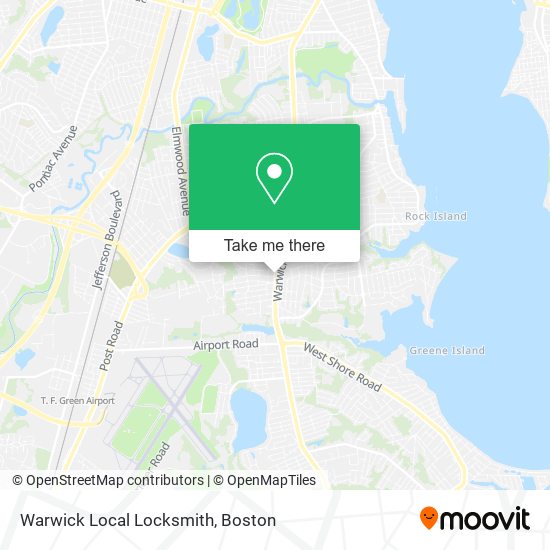 Warwick Local Locksmith map