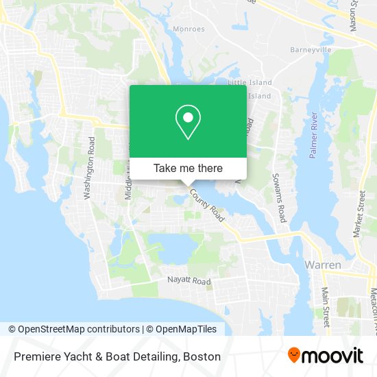 Premiere Yacht & Boat Detailing map