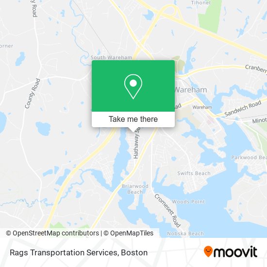 Rags Transportation Services map