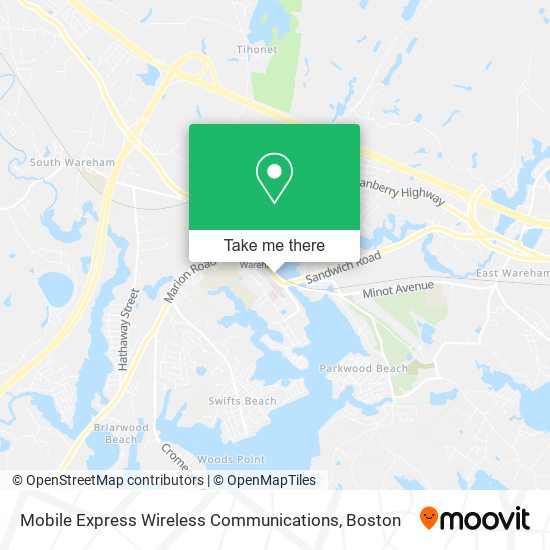 Mobile Express Wireless Communications map