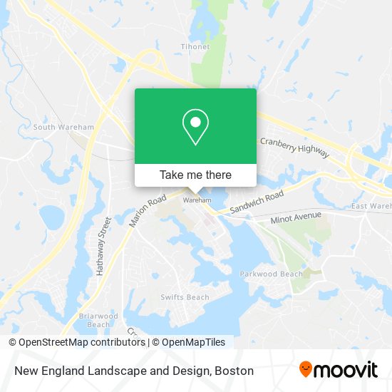 New England Landscape and Design map