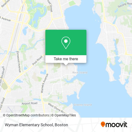 Wyman Elementary School map