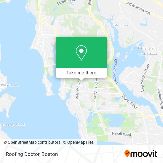 Mapa de Roofing Doctor