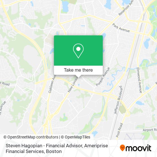 Steven Hagopian - Financial Advisor, Ameriprise Financial Services map