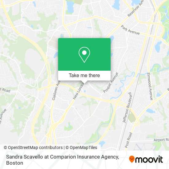Sandra Scavello at Comparion Insurance Agency map
