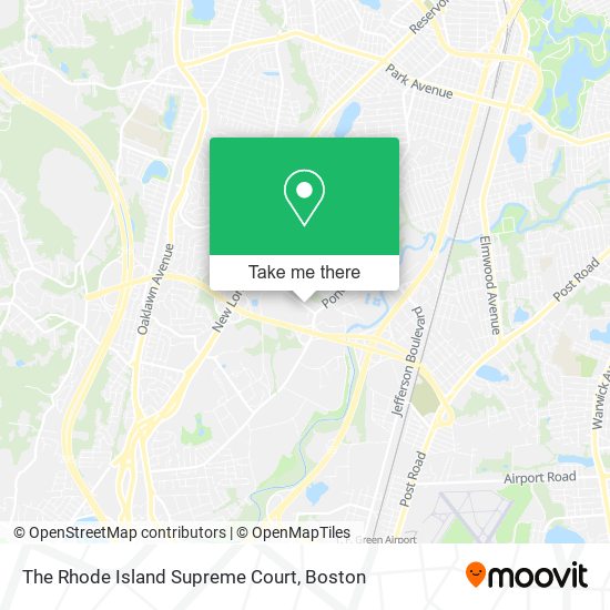 The Rhode Island Supreme Court map