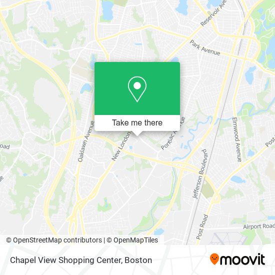 Mapa de Chapel View Shopping Center